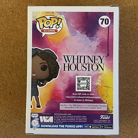 🆕 FUNKO POP! Icons Whitney Houston (#70) - Picture 5 of 9
